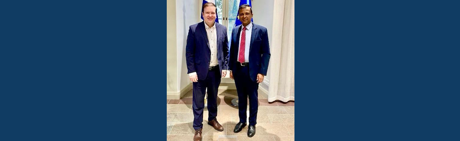 Ambassador Hemant H. Kotalwar called on the Minister for Foreign Trade and Development Mr. Ville Tavio.