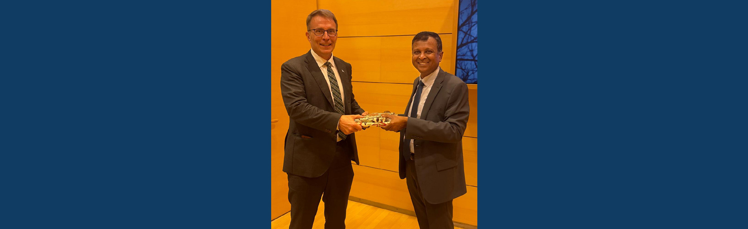 Ambassador Hemant H. Kotalwar had a productive meeting with Mr. Jukka Kopra, Chairman of Defense Committee, Finland.